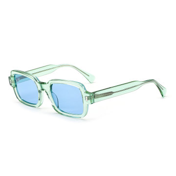 Acetate Sunglasses For Mens Transparent Frame Acetate Sunglasses Custom Print Manufactory