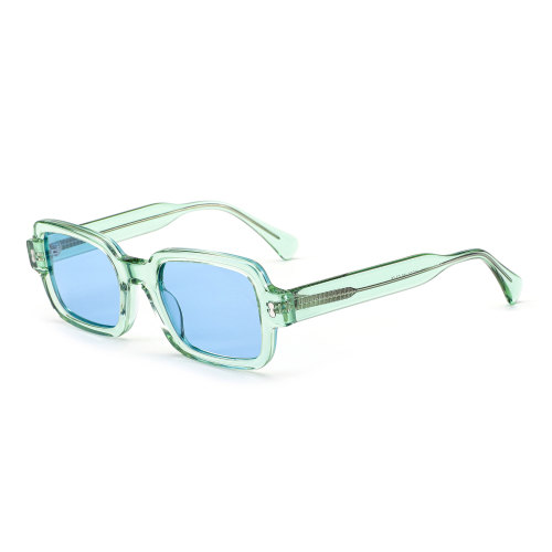 Acetate Sunglasses For Mens Transparent Frame Acetate Sunglasses Custom Print Manufactory