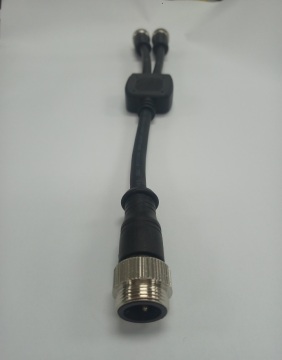 One out two LED power cables