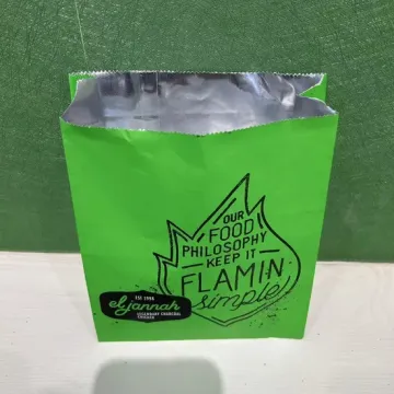 Panaskan tas aluminium kertas aluminium foil lined foil