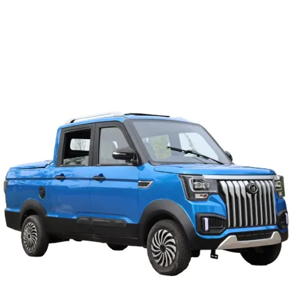 China Electric Car 2023 New Rear Drive Pickup Double Row Electric Pickup
