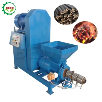 Biomass Sawdust Briquette Making Machine - Wood Sawdust Charcoal Briquette Machine (50mm)