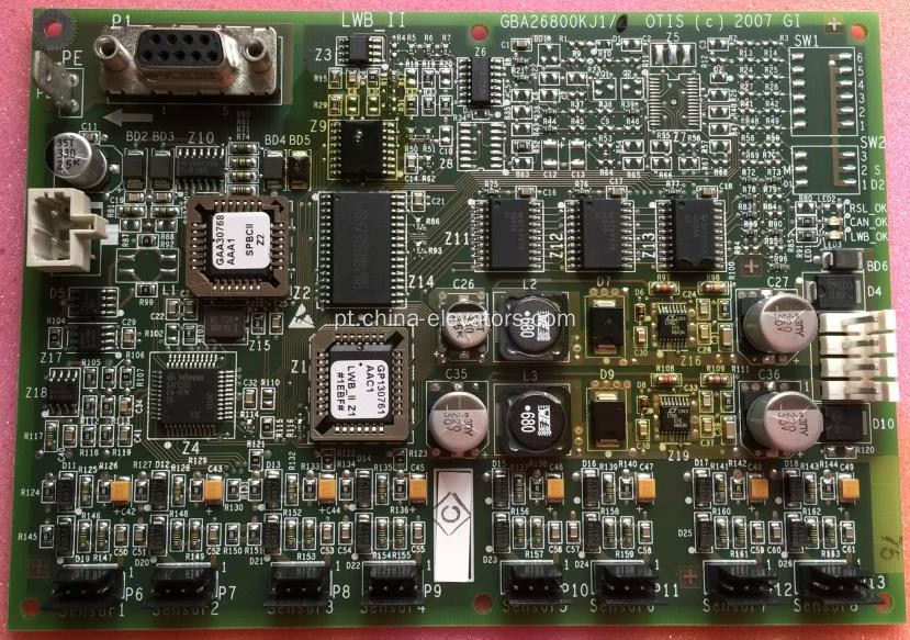 Placa GBA26800KJ10 LWB-II para elevadores Otis