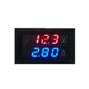 DC0-100V / 10A 50A 100A Double affichage Courant numérique et compteur de tension