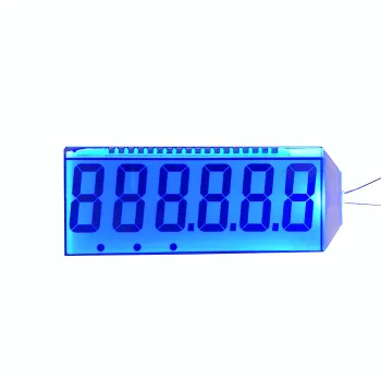 Factory Manufacturer 7-Segment LCD Screen 6-Digit 6-Point Transmissive with LED Backlight for Electronic Scale