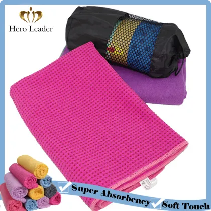 2017 hot yoga towel microfiber, best yoga towel, non slip yoga towel mat