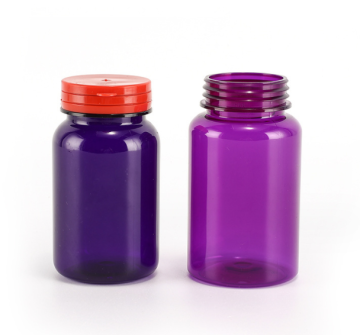 Food Grade PET PCR Empty Pill Container with Logo
