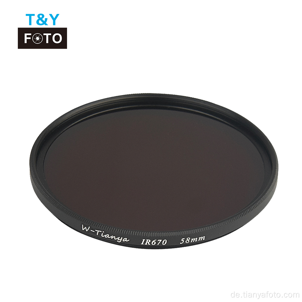 Optisches Glas 670/720/760/850/950nm IR-Sperrfilter