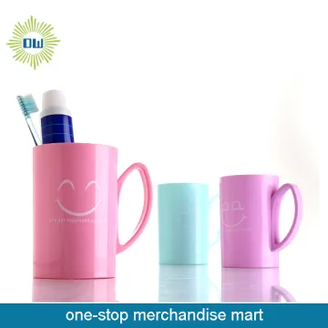 Large Plastic Kids Use Cute Travel Mugs