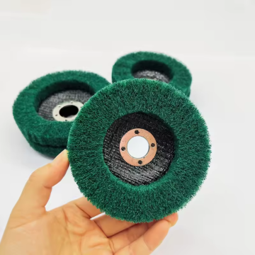 Nylon Fiber Flap Disc Abrasive Wheel 4.5"x7/8" 180 Grit