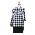 2020 Fashion Women Plaid Shirt Chic Checked Blouse