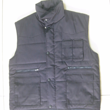 Invierno cálido algodón acolchado abajo chaleco para hombre