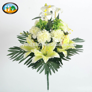 High quality easter lily artificial floral flower wholesale for home decoration