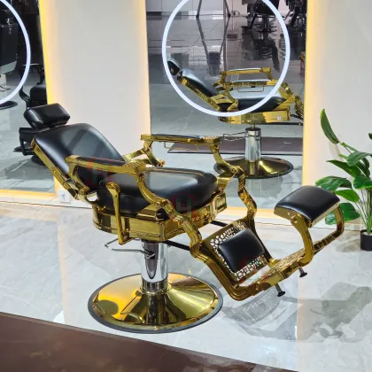 Luxury Retro Vintage Barber Chair for Men - Takara Belmont