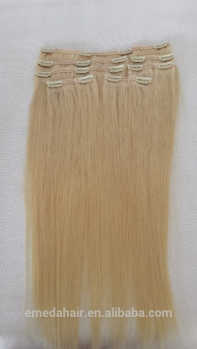 hair extensions 22 inch clip in double drawn remy hair with lace hot sell in Australia JF0003