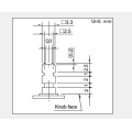 Spun series push switch