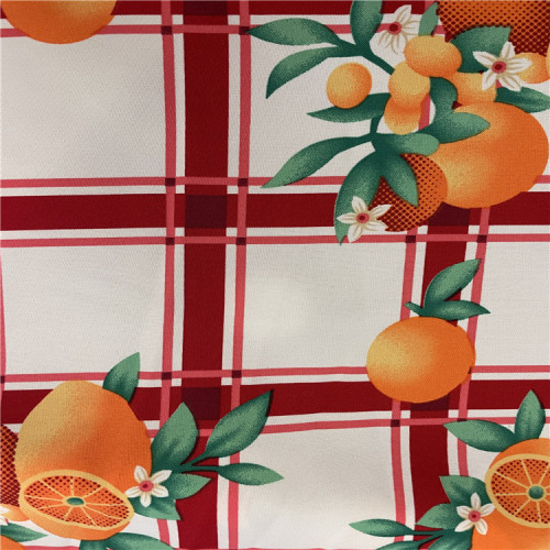 minimatt print used for table cloth 100% polyester