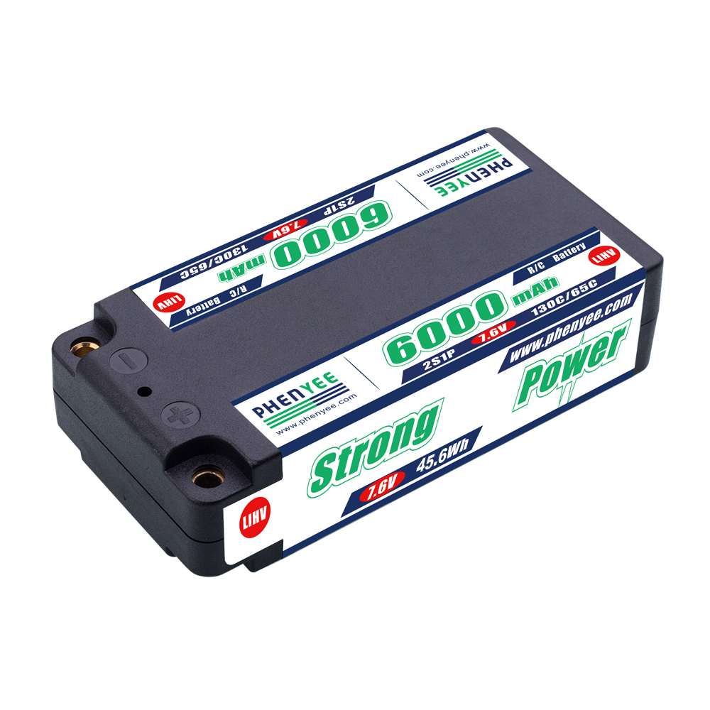 130C 6000mAh Hardcase Lipo Pack untuk mobil RC