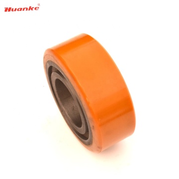 PU Wheel Drift 100x40mm for Noblift Electric Forklift - 6204 Bearing