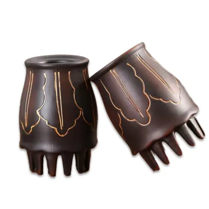 Facial moxibustion with peach blossom moxibustion