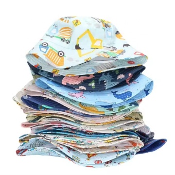 Sun Protection Bucket Hat for Kids: Stylish Outdoor Cap with Wide Brim and Breathable Design for Spring & Summer