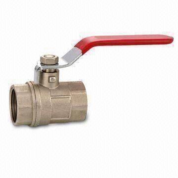 Brass Zinc Ball Valve with Nickel Plating, Available from 1/2 to 4 Inches Size