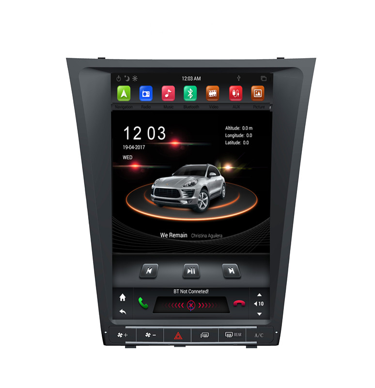 Tesla Style Autoradio Android 9 GS300 GS460 GS450