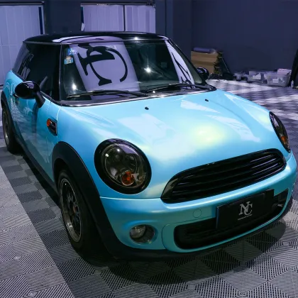 Magic Glacier Blue Car