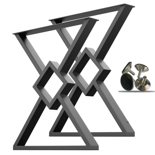 أرجل طاولة معدنية على شكل مثلث عالي مقاس 28 بوصة