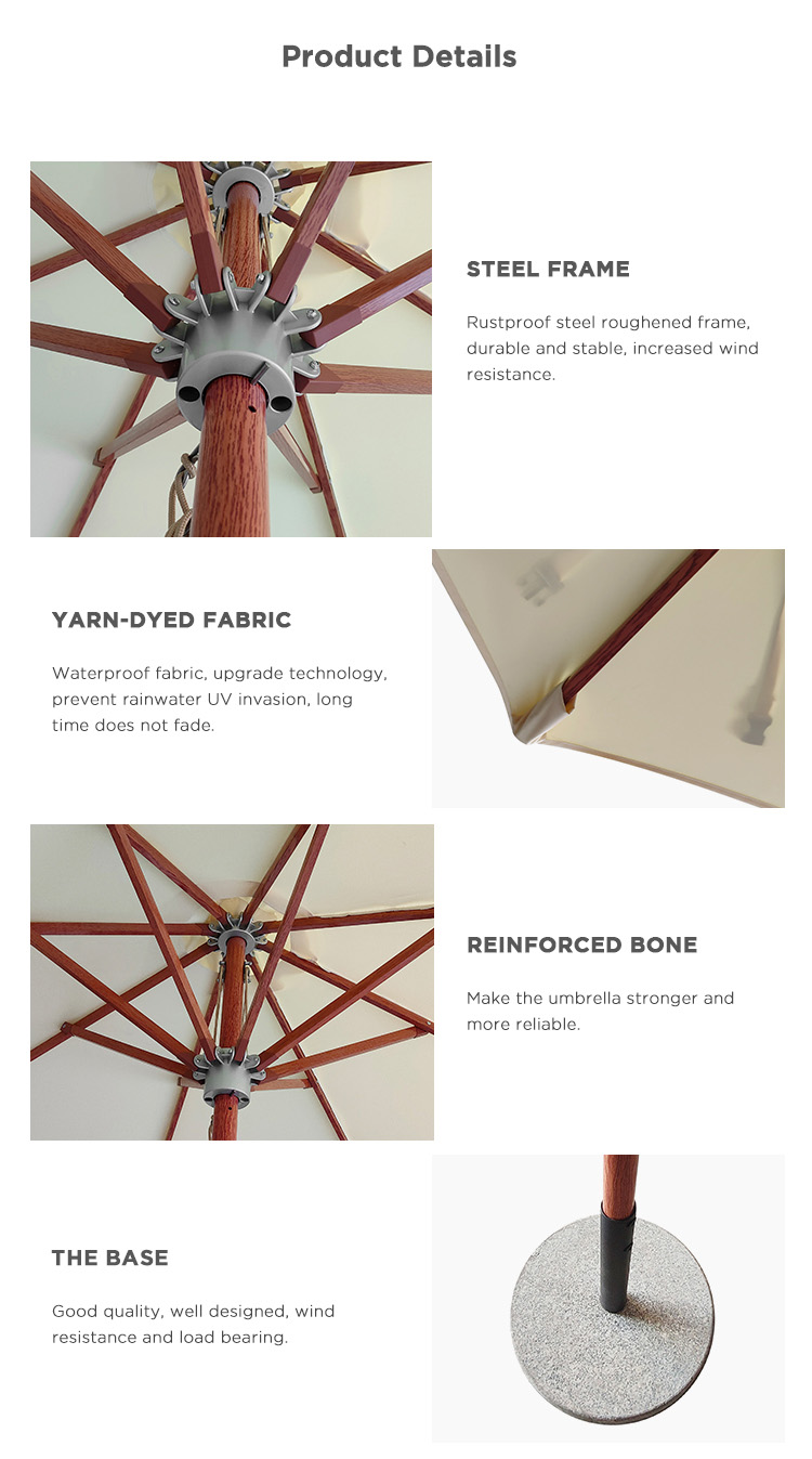 Wooden Umbrellas OU5021