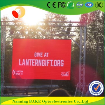 P6 outdoor rental billboard advertising led display outdoor display light boards