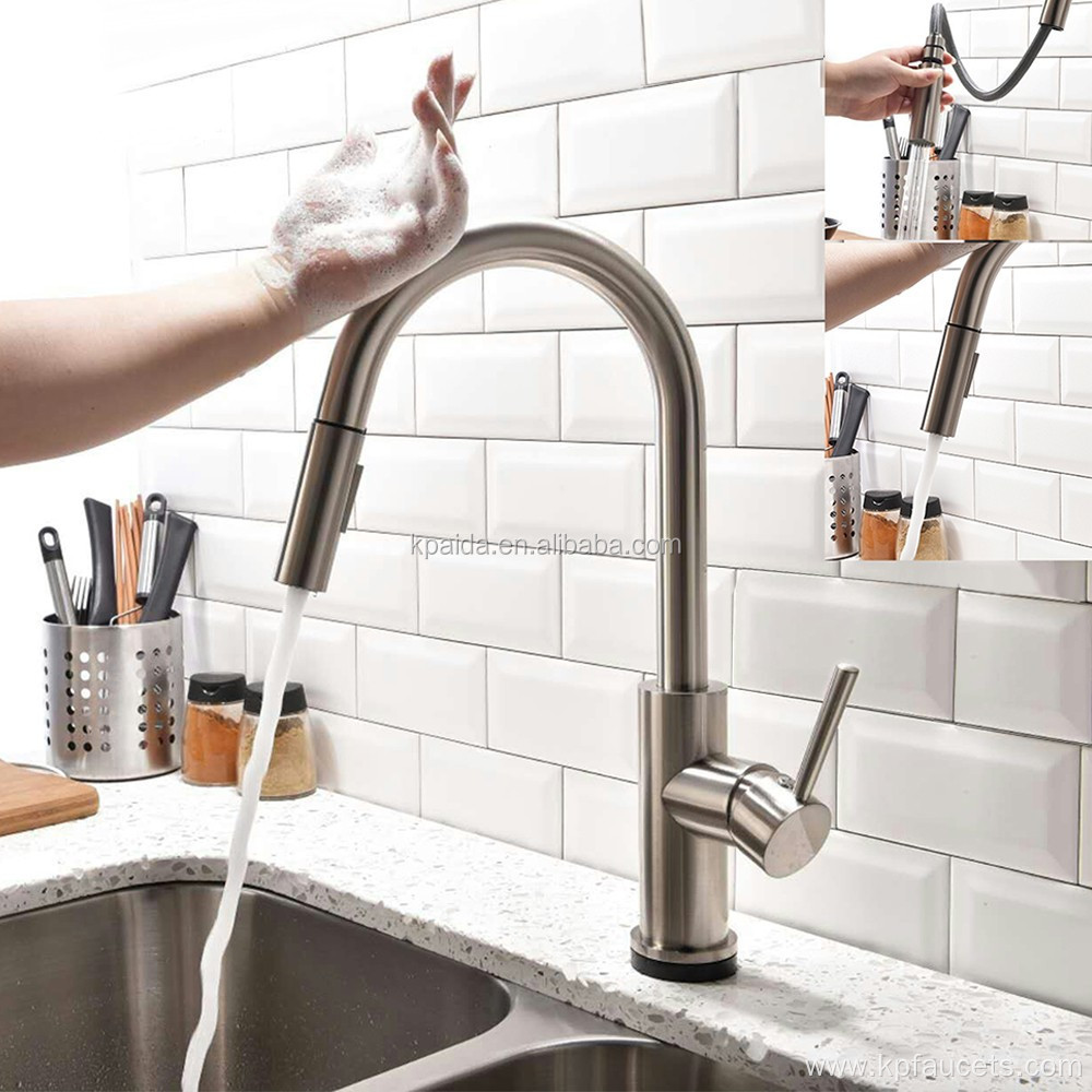 Industry Leader Delivery Fast Steel Touchless Kitchen Faucet