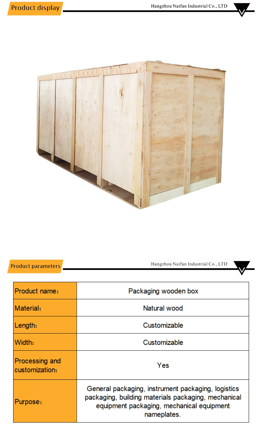 Heavy duty wooden crates for equipment transport