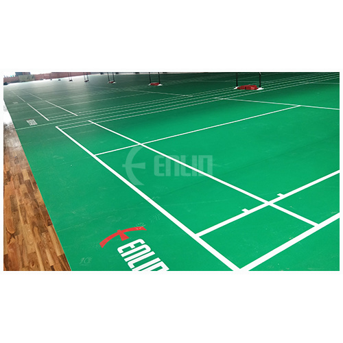 5.0mm BWF certified badminton vinyl flooring