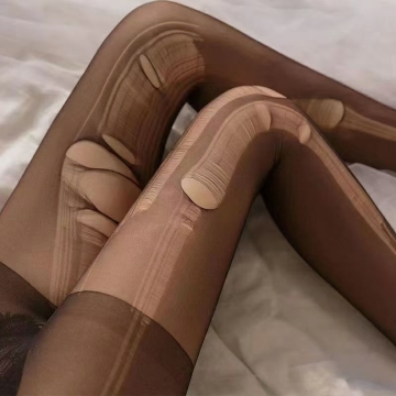 Erotic underwear series transparent tear socks