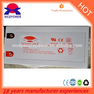 deep cycle gel battery 12v 250ah solar street light battery