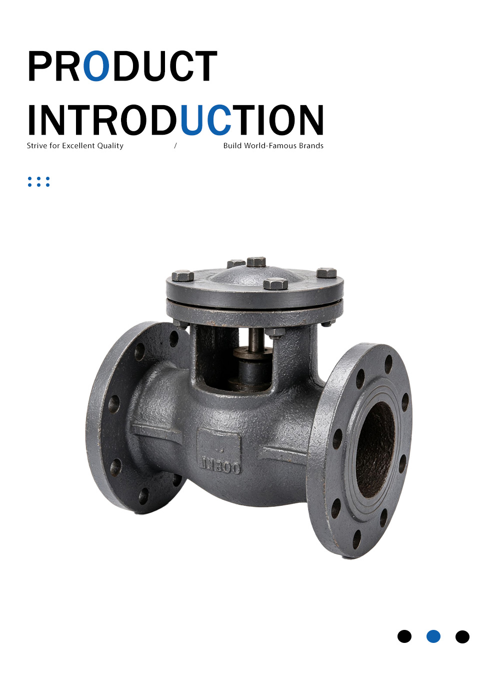 Cast Iron Check Valve Body Casting