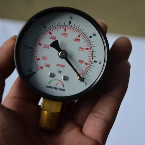 high quality Electrophoresis iron bottom mounting pressure gauge for gas