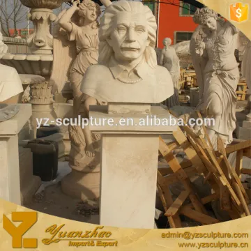 life size famous carved natural stone male bust sculpture
