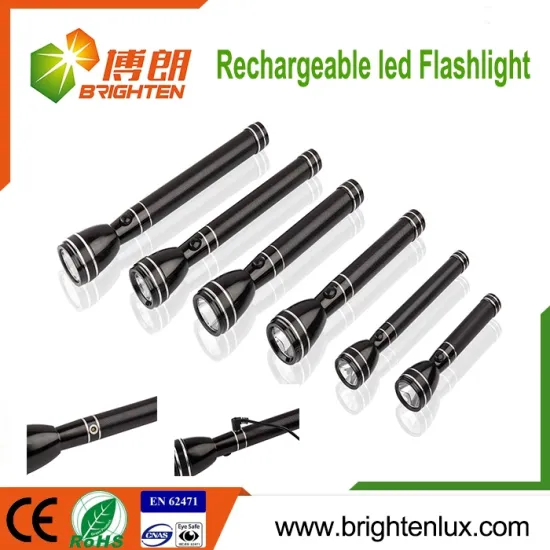 CE ROHS Certification Self-defensive Police High Power Rechargeable cree led flashlights