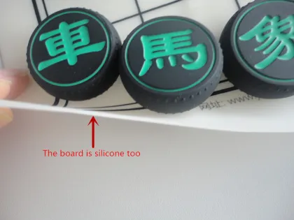 Silicone Chinese chess for promotion gifts