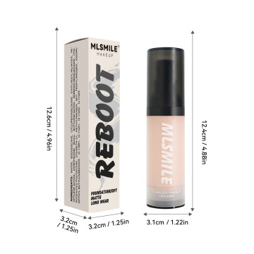 Matte Moisture Waterproof Sweat-Proof Oil Control Concealer Foundation