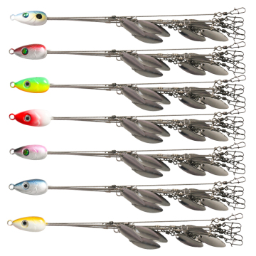 Alabama Fishing Jig Umbrella Lures with Stainless Steel Snap Swivel and Spinner