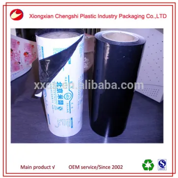 liquid packaging film black and white milk packaging film