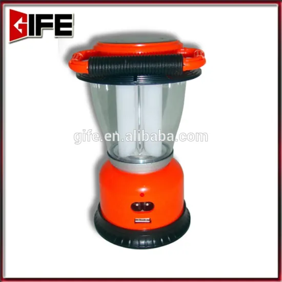 GF-9057 Mutifunction hanging rechargeable led camping solar lantern