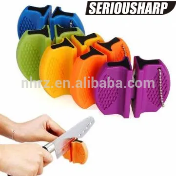 2-Step Pocket Knife Sharpener with Key Chain