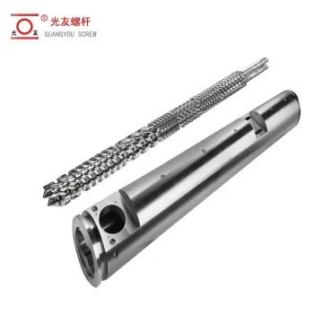 Mataas na pagganap na bimetallic chromium steel auto-feed nikel alloy abs parallel twin screw at bariles