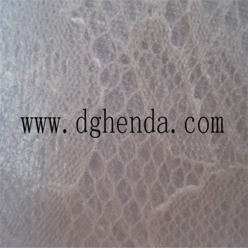 white lace fabric bond transparent TPU film for garment