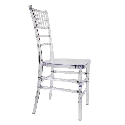 Wholesale Stacking Transparent Tiffany Chairs for Luxury Weddings: For Sale