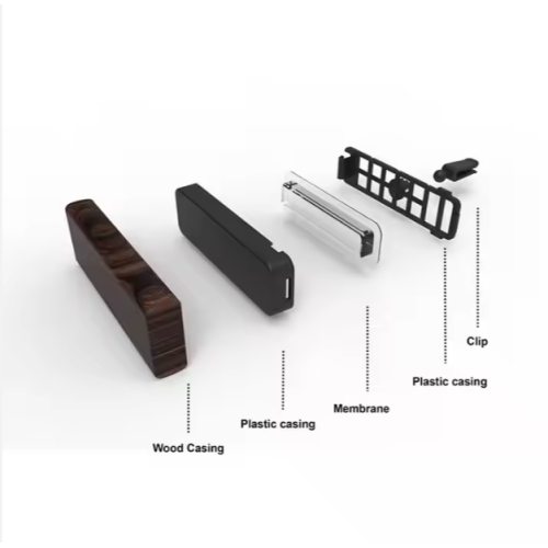 Премиум современные автомобильные духи с зажимом из черного дерева - идеально подходит для дома и офиса